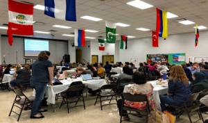 Participants attending the 2019 KYTESOL Conference in the ESL Newcomer Academy